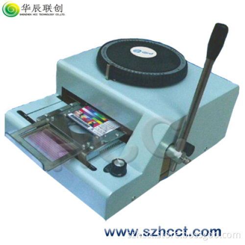 on Sale Plastic PVC Card Embossing Machine for Membership/Loyalty/Healthcare/Banking etc